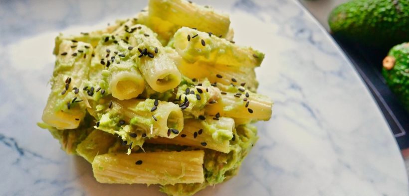 rigatoni tonno e avocado