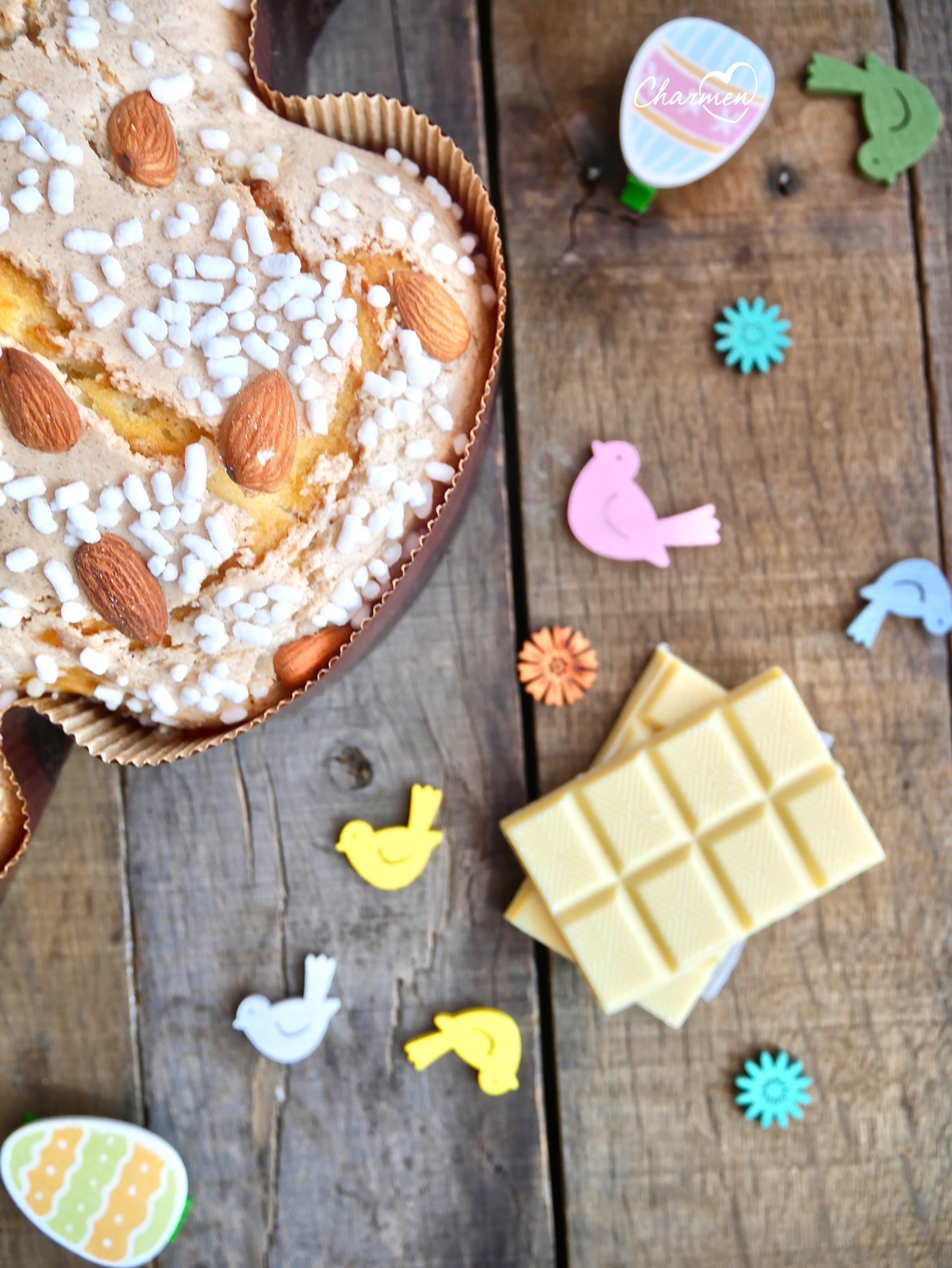 colomba al cioccolato con lievito di birra