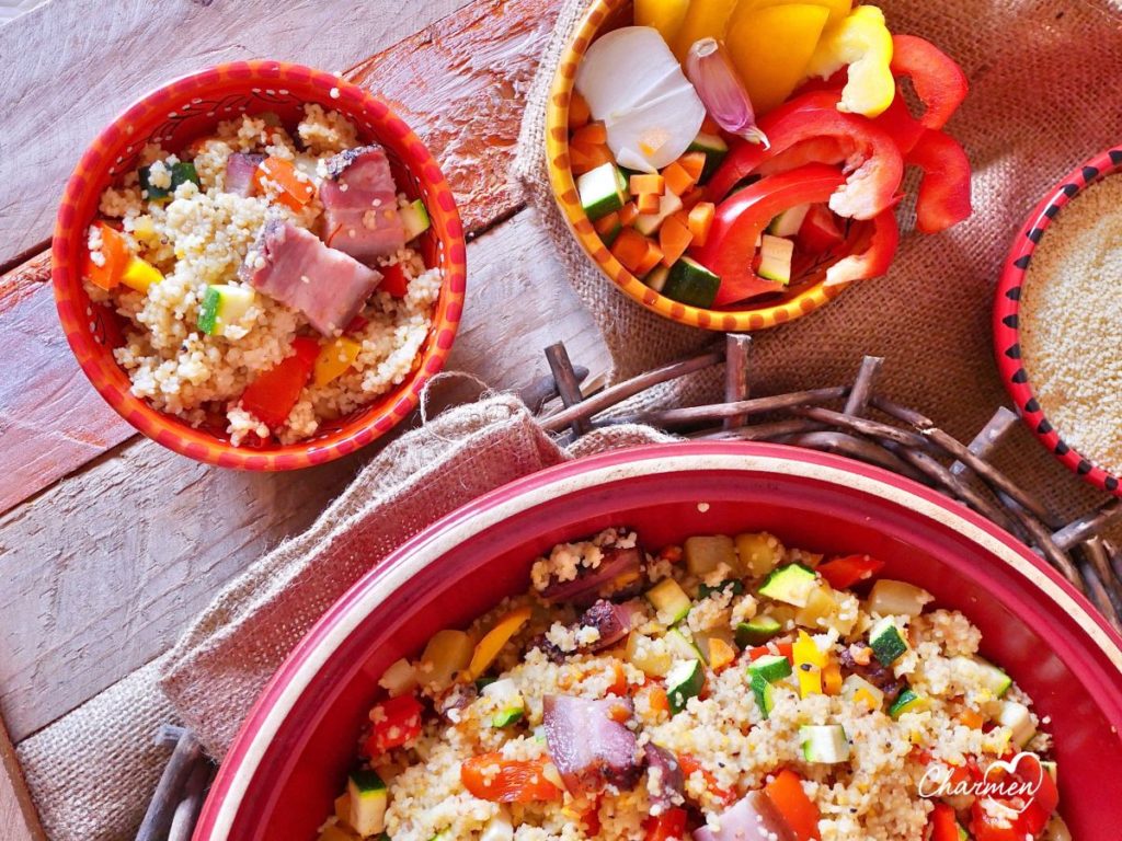 Cous Cous con pancetta e verdure