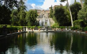 Villa d'Este Tivoli veduta dalle vasche