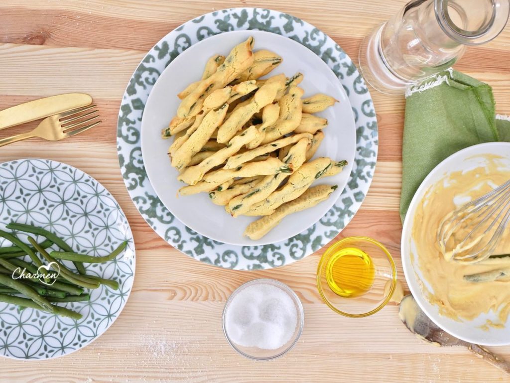 Fagiolini pastellati al forno