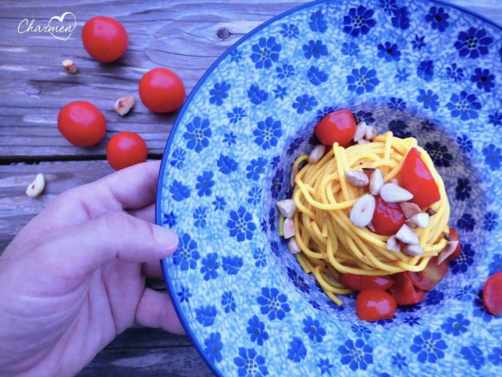 spaghettoni alla curcuma