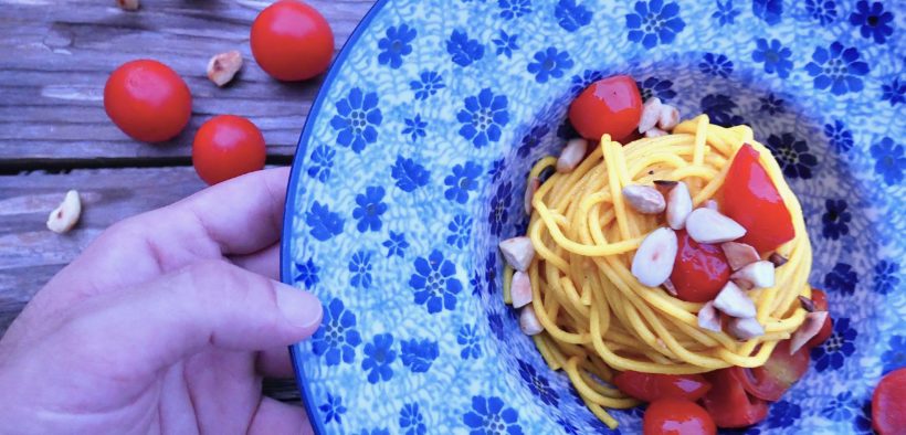 spaghettoni alla curcuma