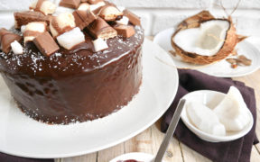 Chiffon cake cocco e cioccolato