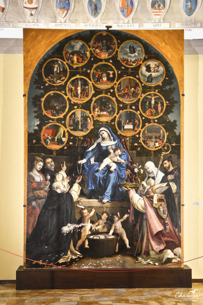 Lorenzo Lotto, Madonna del Rosario