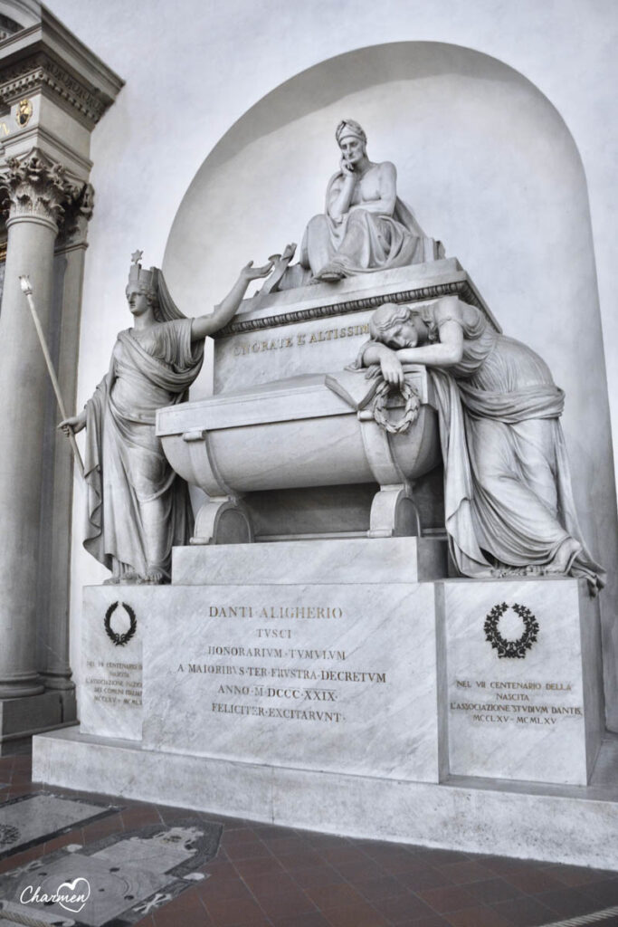 Cenotafio di Dante, Santa Croce Firenze