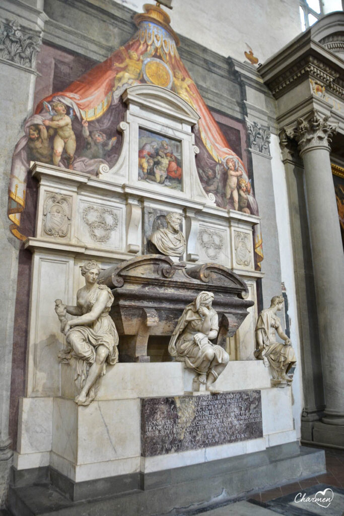 Santa Croce Firenze tomba di Michelangelo del Vasari