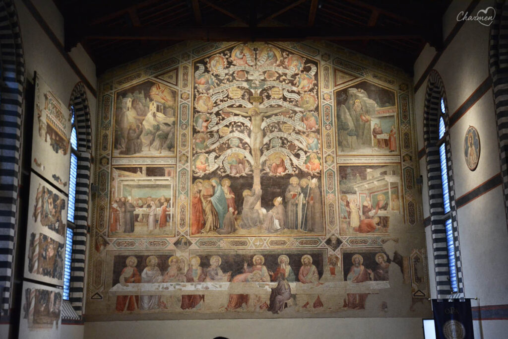 addeo Gaddi, Cenacolo e Albero della Vita in Santa Croce, Firenze