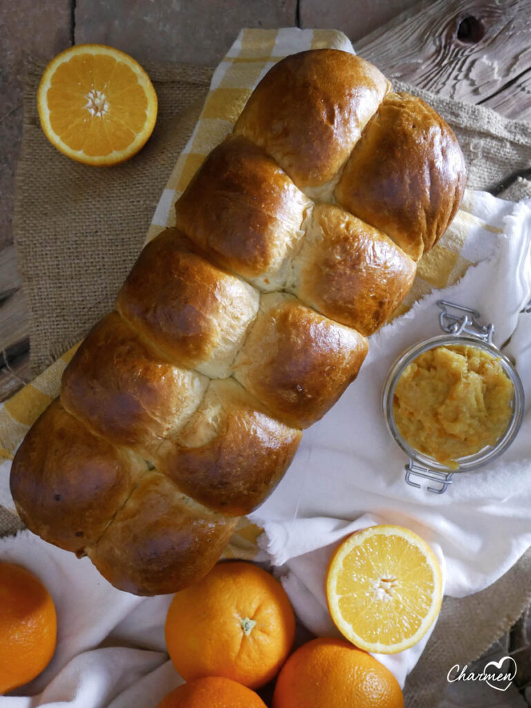 Pan brioche all'arancia