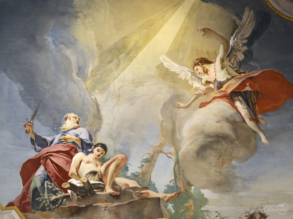 Giacobbe s’accinge a sacrificare Isacco a Dio, Gian Battista Tiepolo