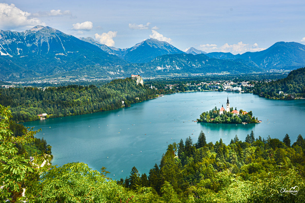 Lago di Bled da Ojstrica