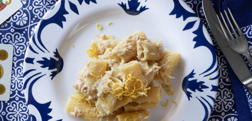 Pasta tonno, burro e limone