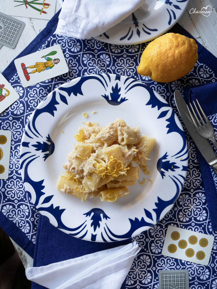 Pasta tonno, burro e limone