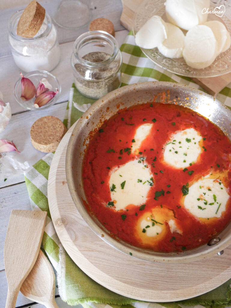 Mozzarella calda col pomodoro