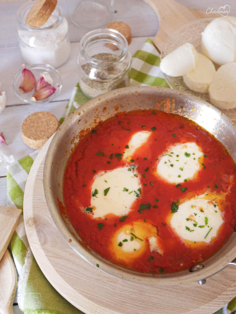 Mozzarella calda col pomodoro