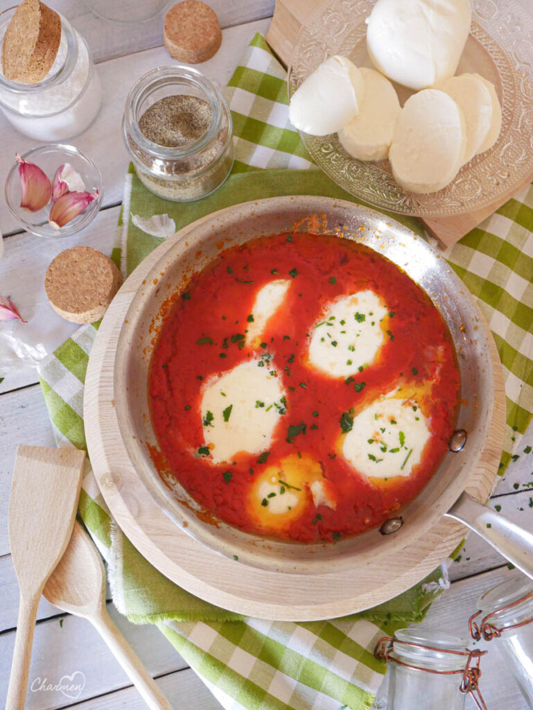 Mozzarella calda col pomodoro