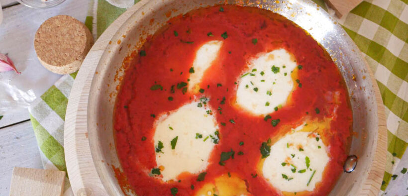 Mozzarella calda col pomodoro