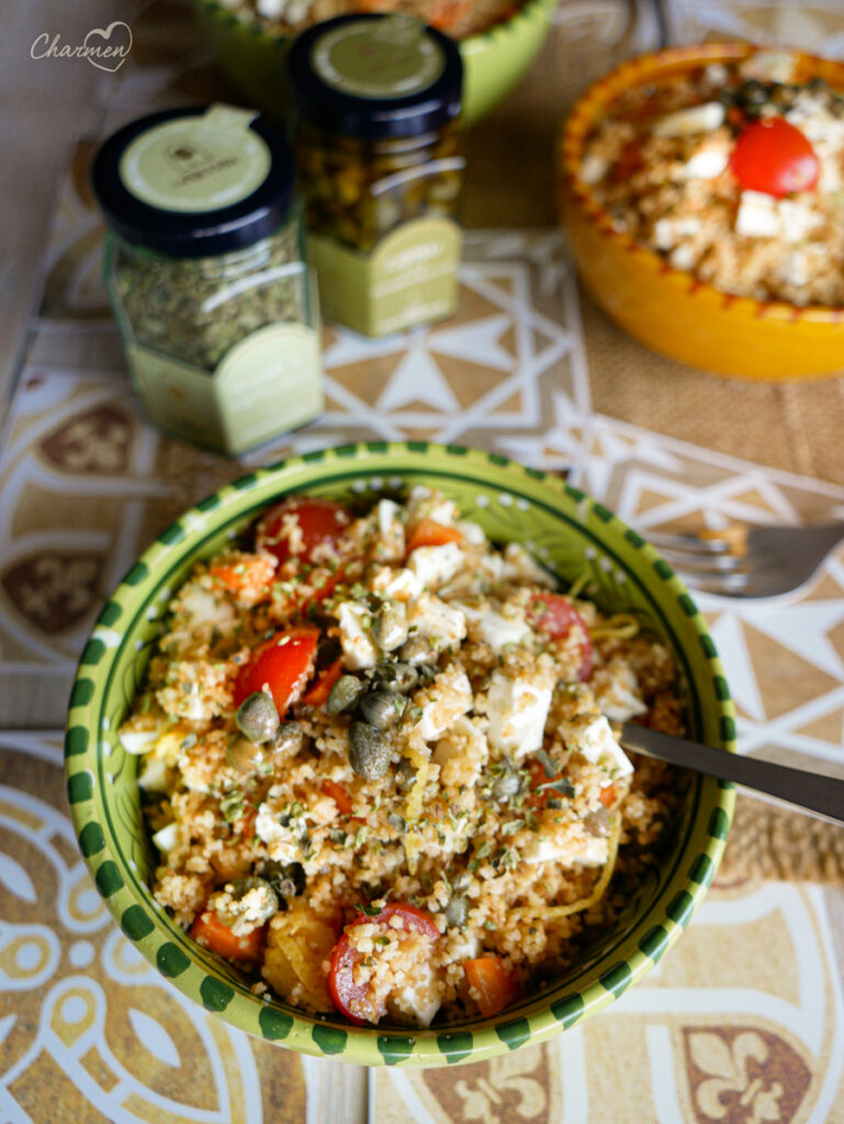 Insalata di cous cous al profumo di Sicilia